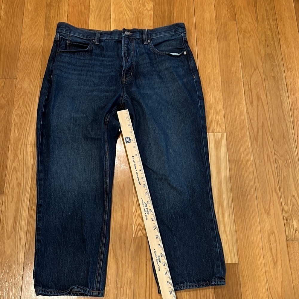 OLD Navy women’s slouchy straight jeans size 14 . - Picture 6 of 7